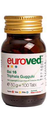 Bai 16 Triphala Guggulu, 100 Tabletten